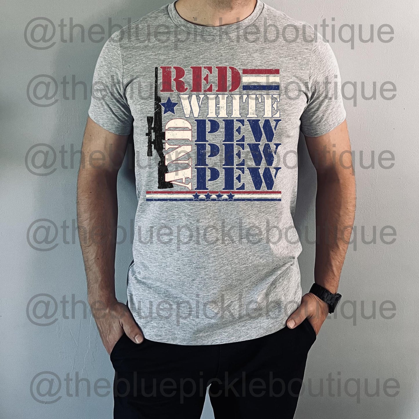 Red White and Pew Pew Pew