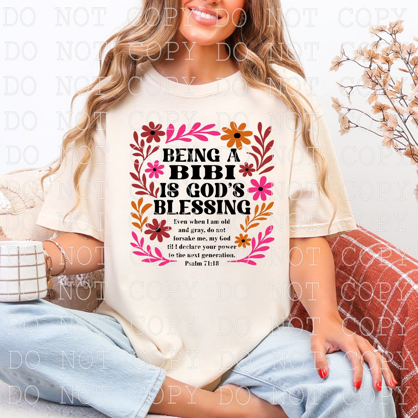 Being A Bibi Is God's Blessing - DIGITAL DESIGN- INSTANT DOWNLOAD