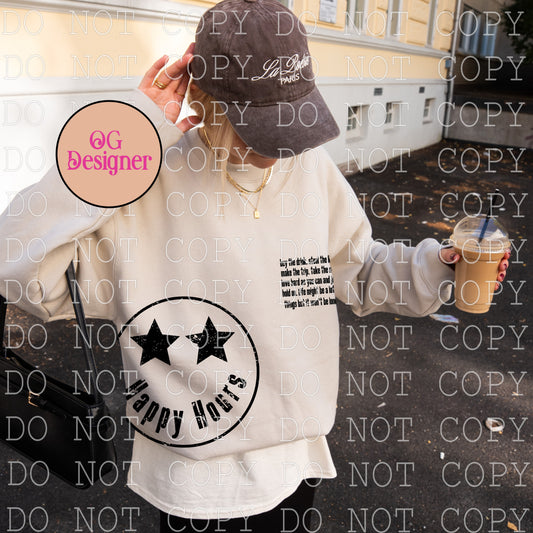 Happy Hours of life   - DIGITAL DESIGN- INSTANT DOWNLOAD