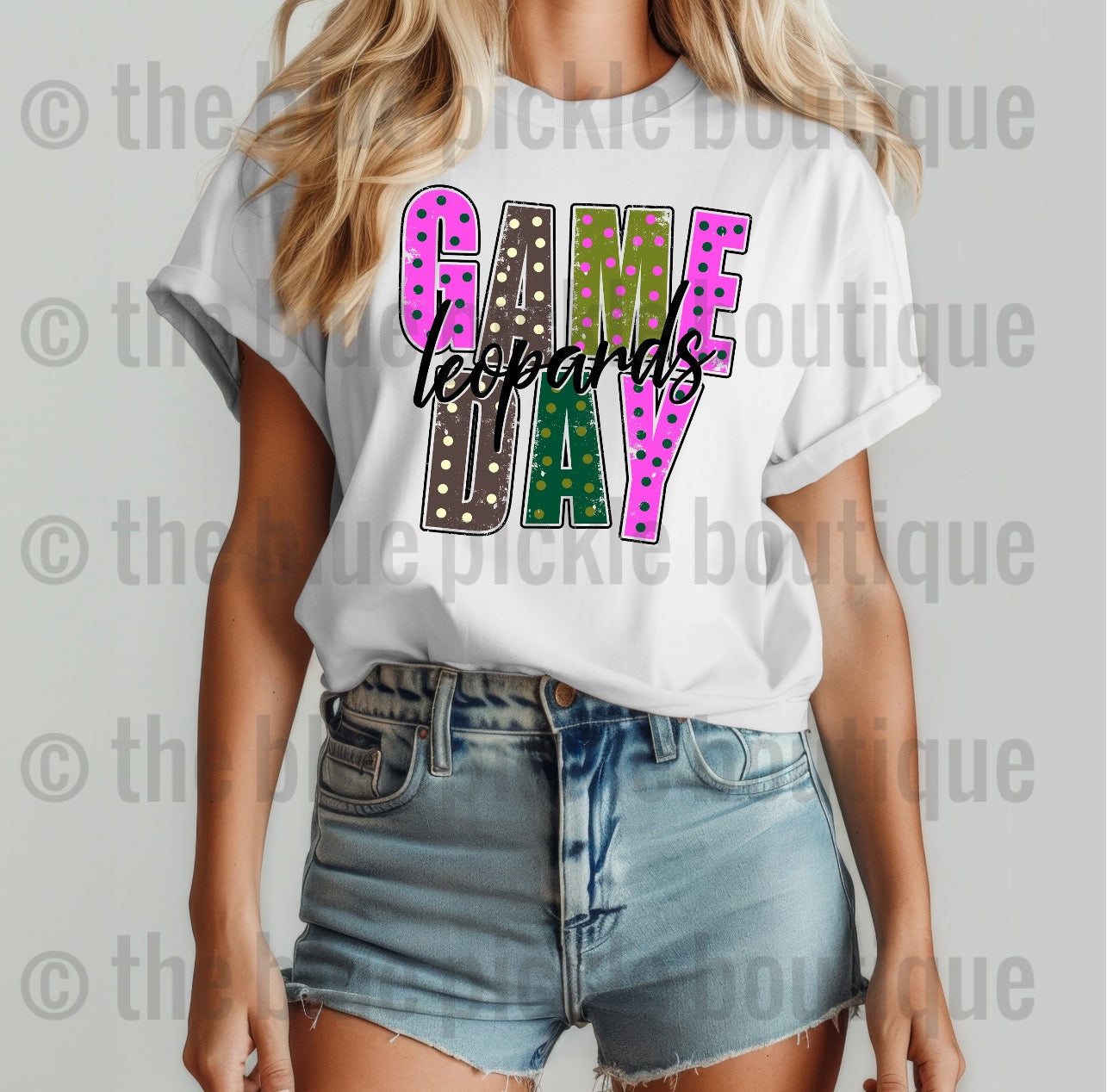 Game Day custom mascot tee