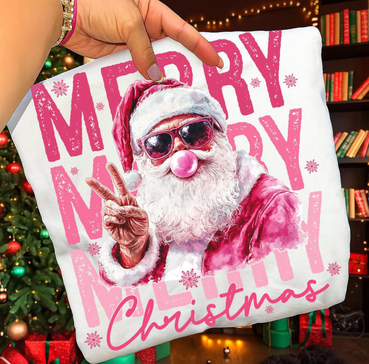 Merry Bubblegum Santa