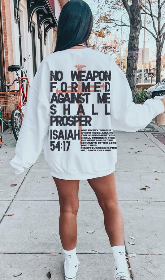 No Weapon Formed Against Me Shall Prosper