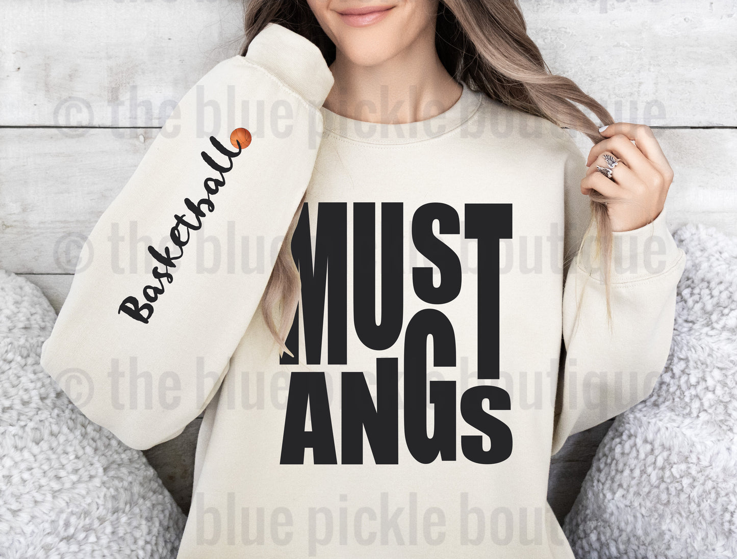 Mascot Sweatshirt with Sport Sleeve