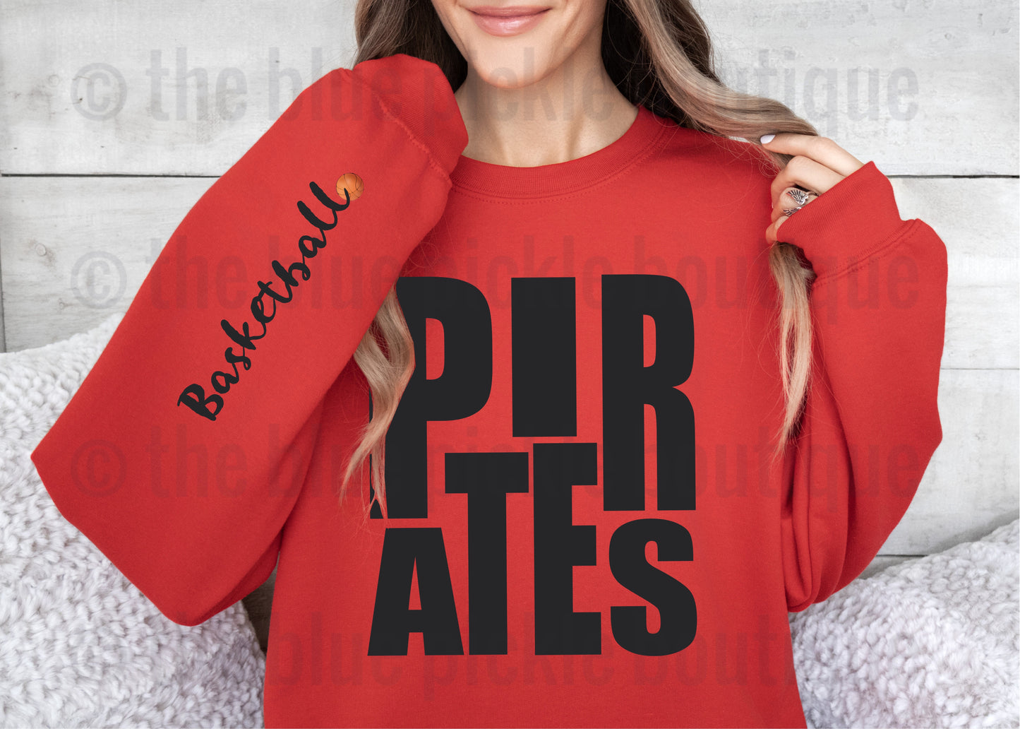 Mascot Sweatshirt with Sport Sleeve