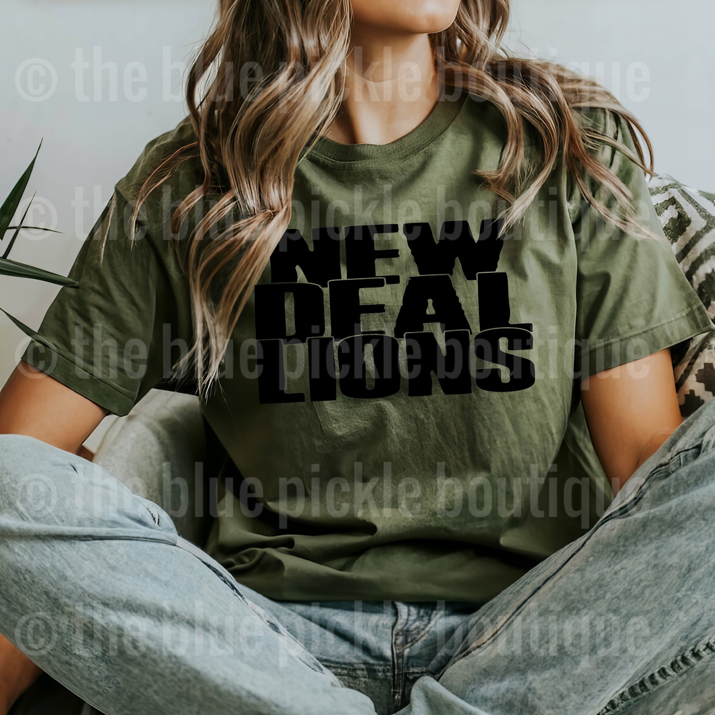 Stacked School Name Tee