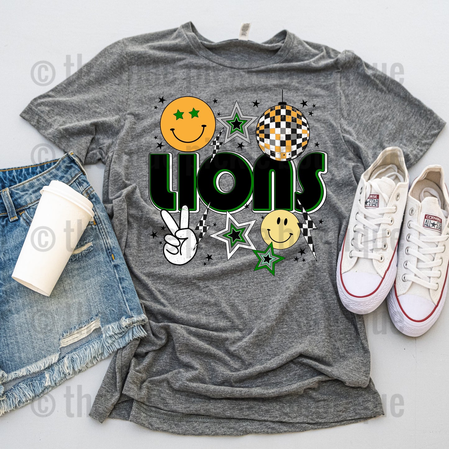 School Mascot Disco Era Tee