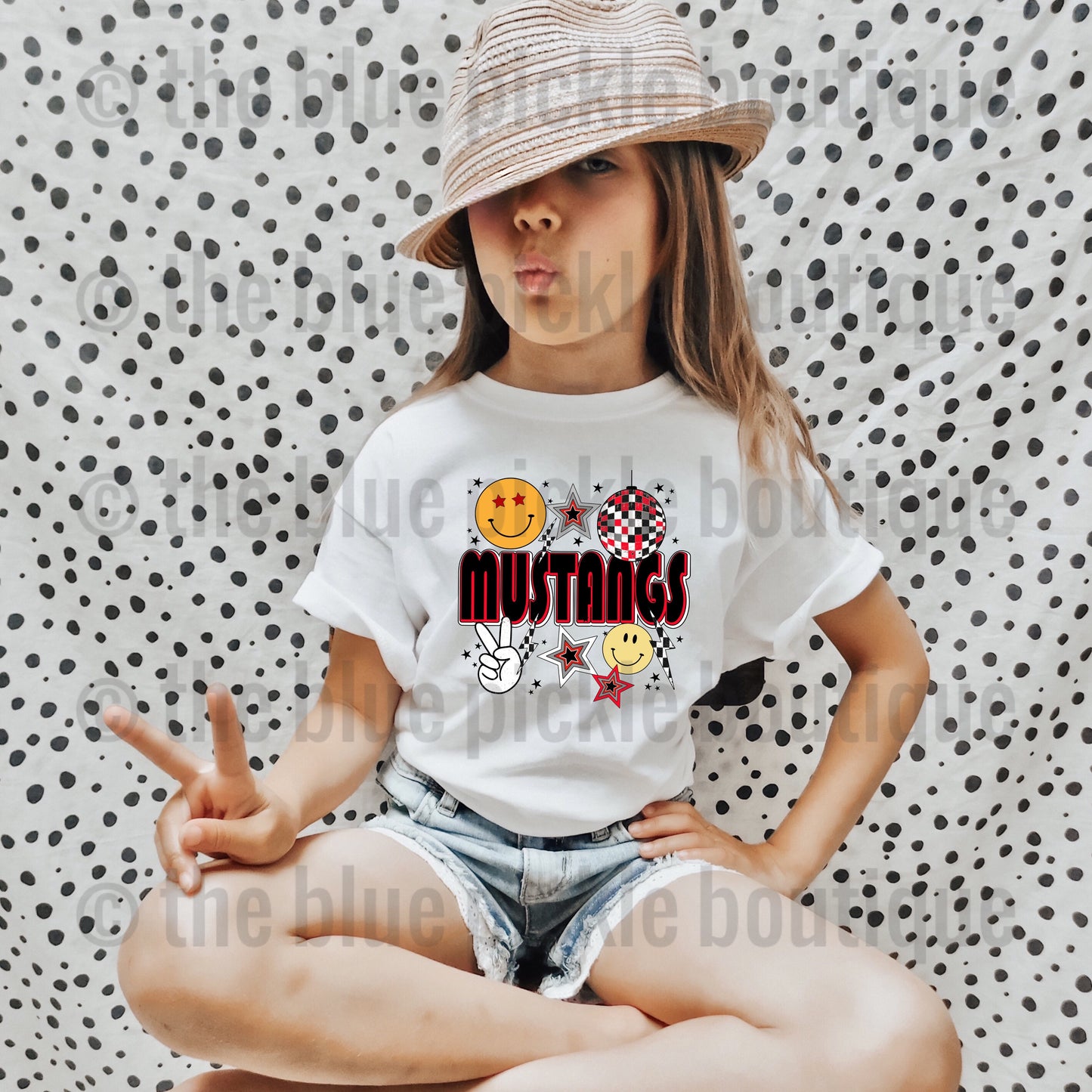 YOUTH School Mascot Disco Era Tee