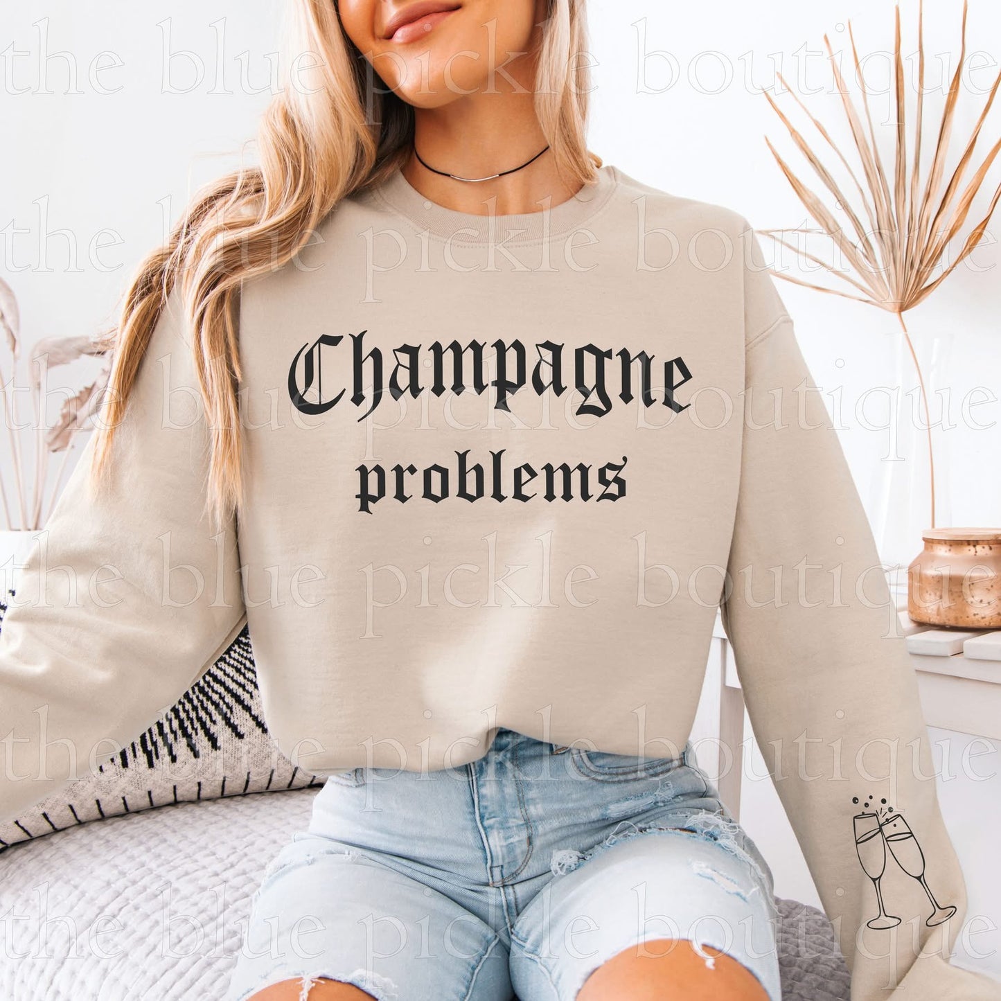 Champagne Problems with sleeve design