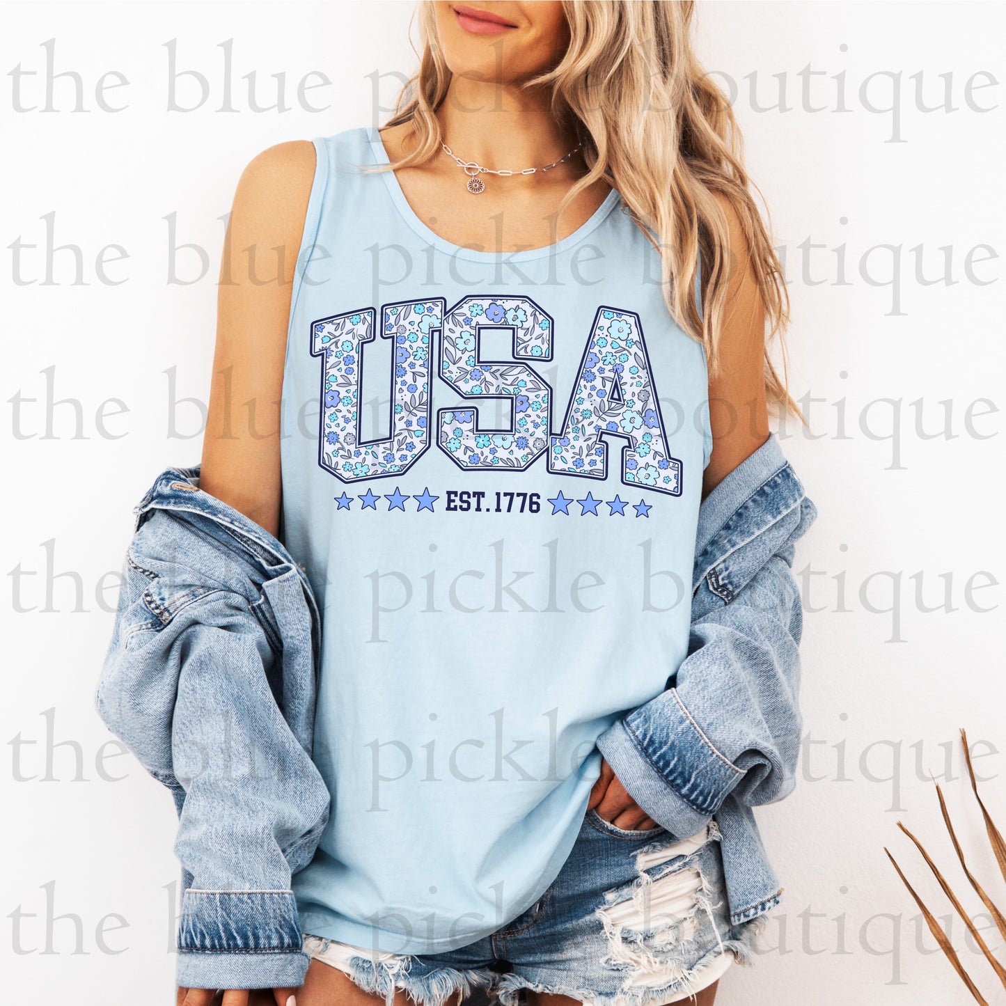 USA floral ~ est. 1776
