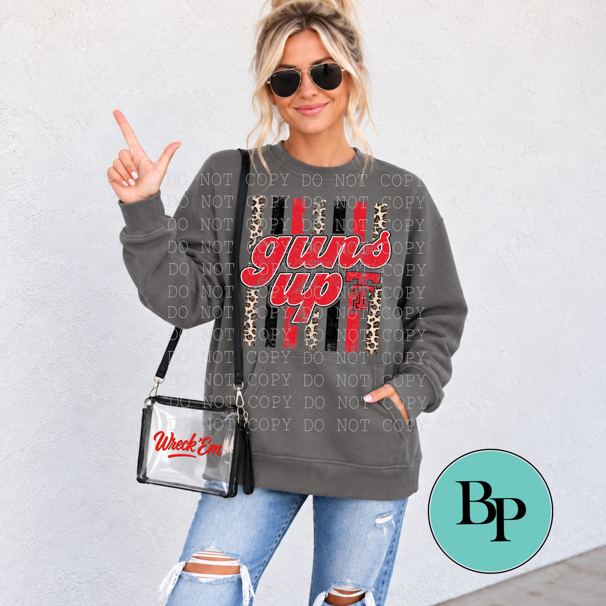 Guns Up pocket Sweatshirt (or tee)