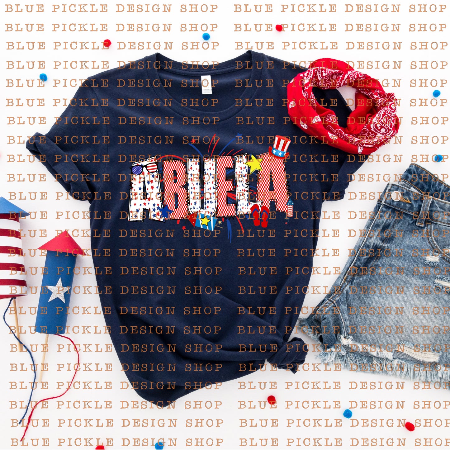 Abuela - July 4th - DIGITAL DESIGN