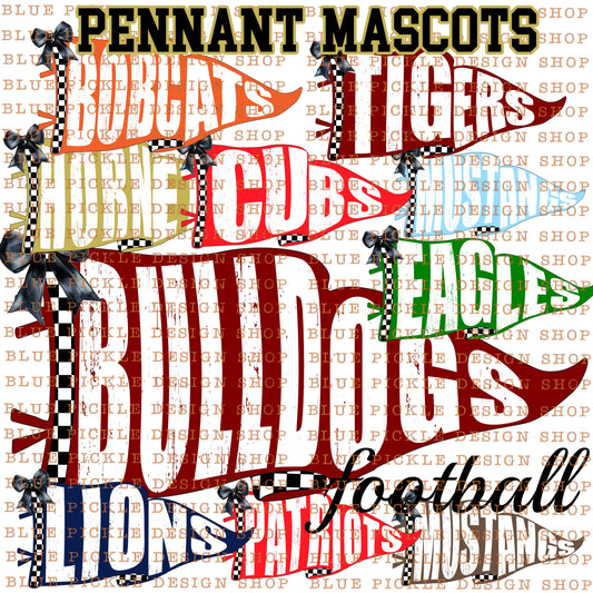 CUSTOM Pennant Mascot - DIGITAL DESIGN