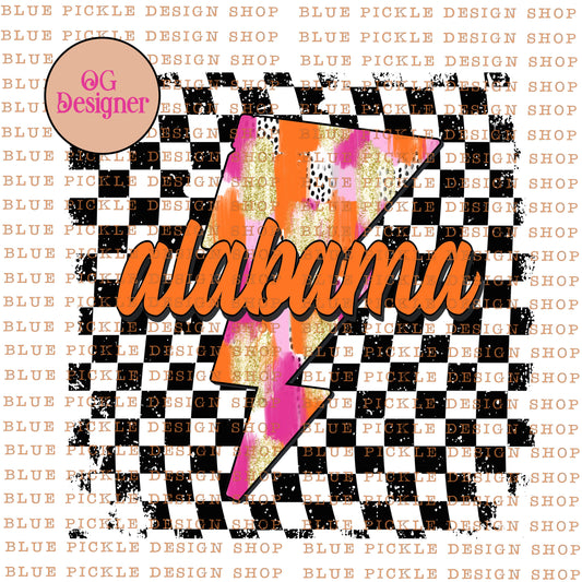 Alabama Check & Bolt - DIGITAL DESIGN