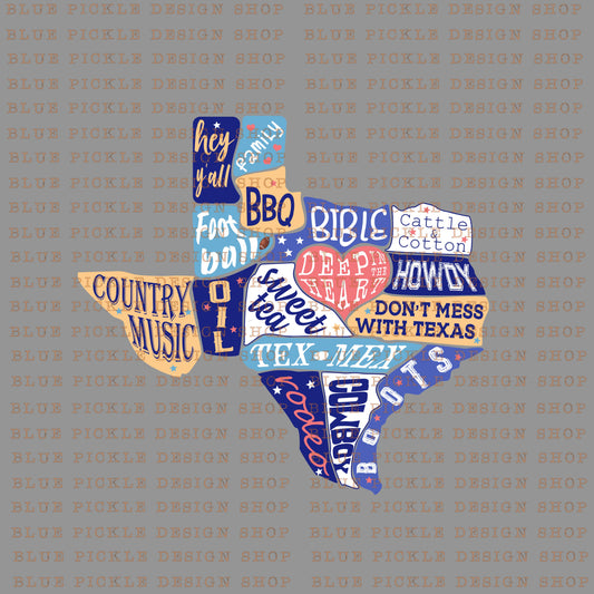 Texas ~ All About Texas - DIGITAL DESIGN