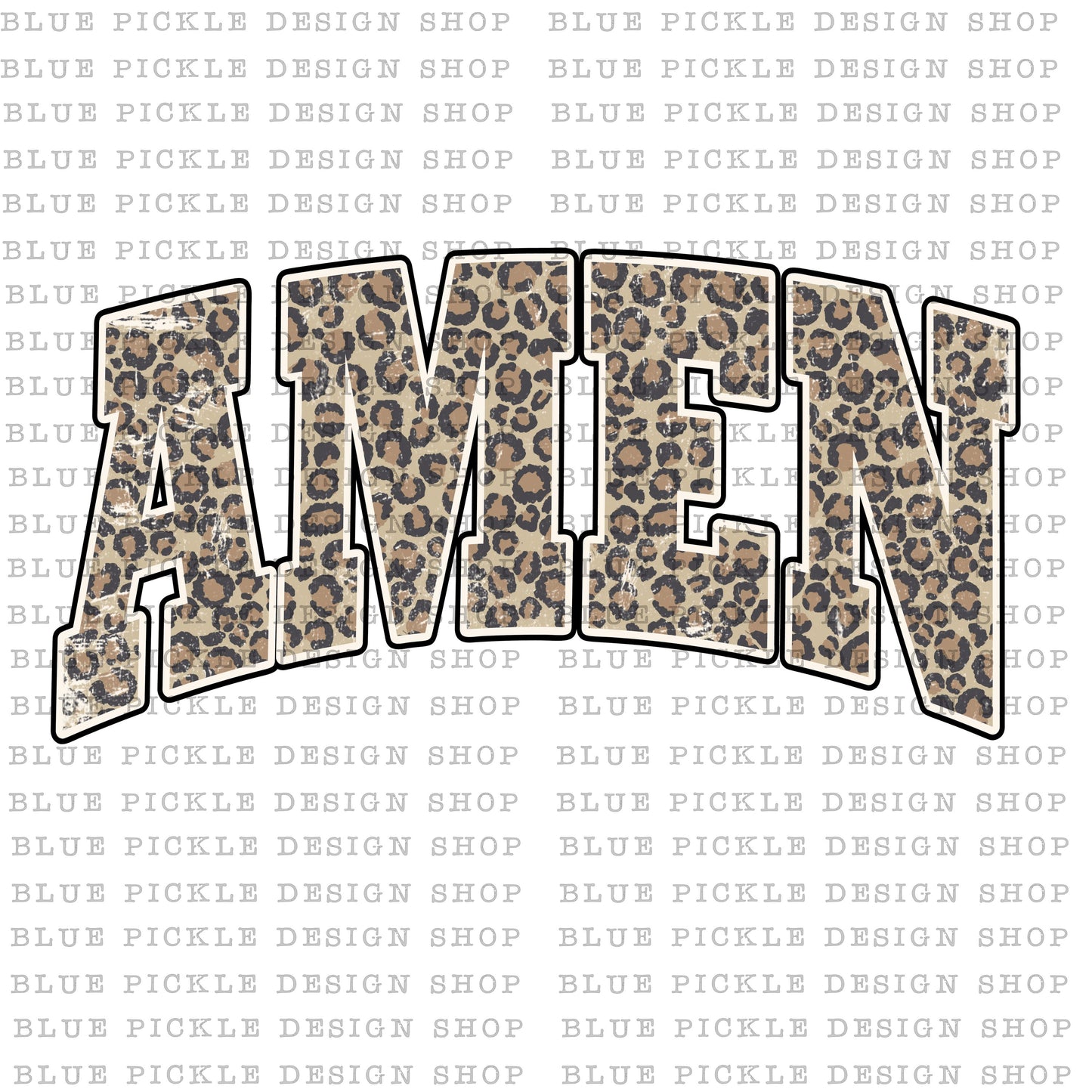 Amen Leopard Print - DIGITAL DESIGN - OG designer of the VIRAL leopard print