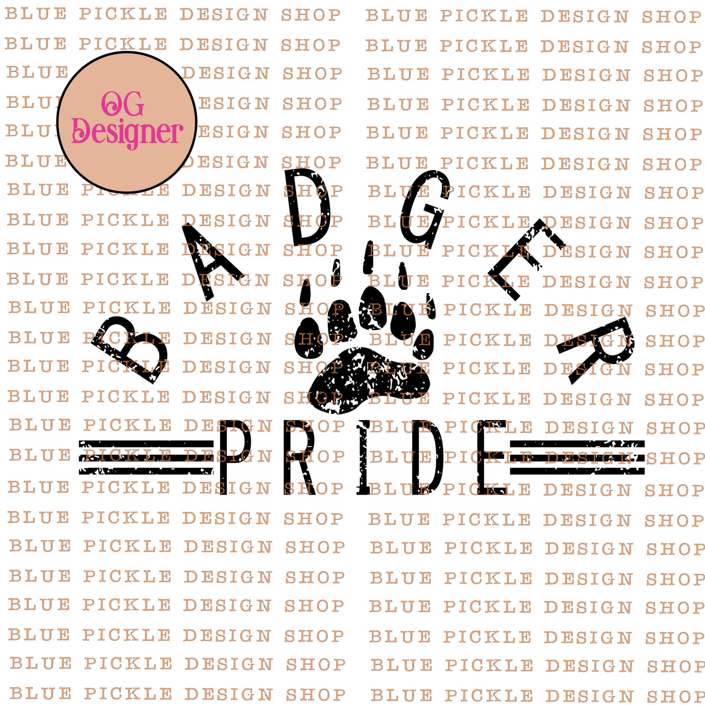 CUSTOM Mascot Pride - DIGITAL DESIGN
