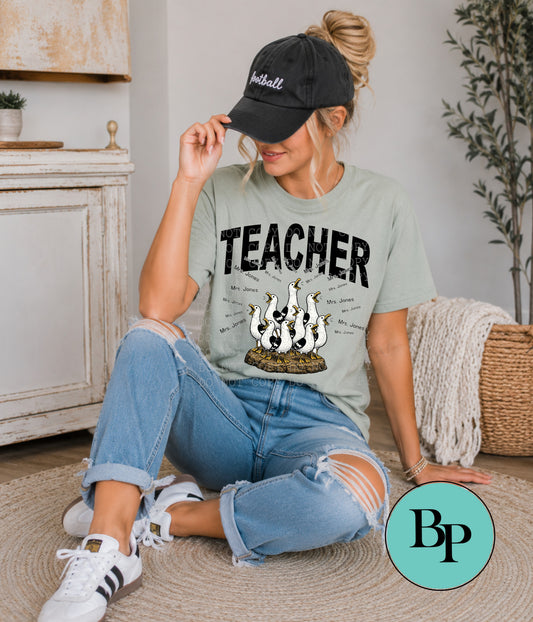 Customized Teacher Tee
