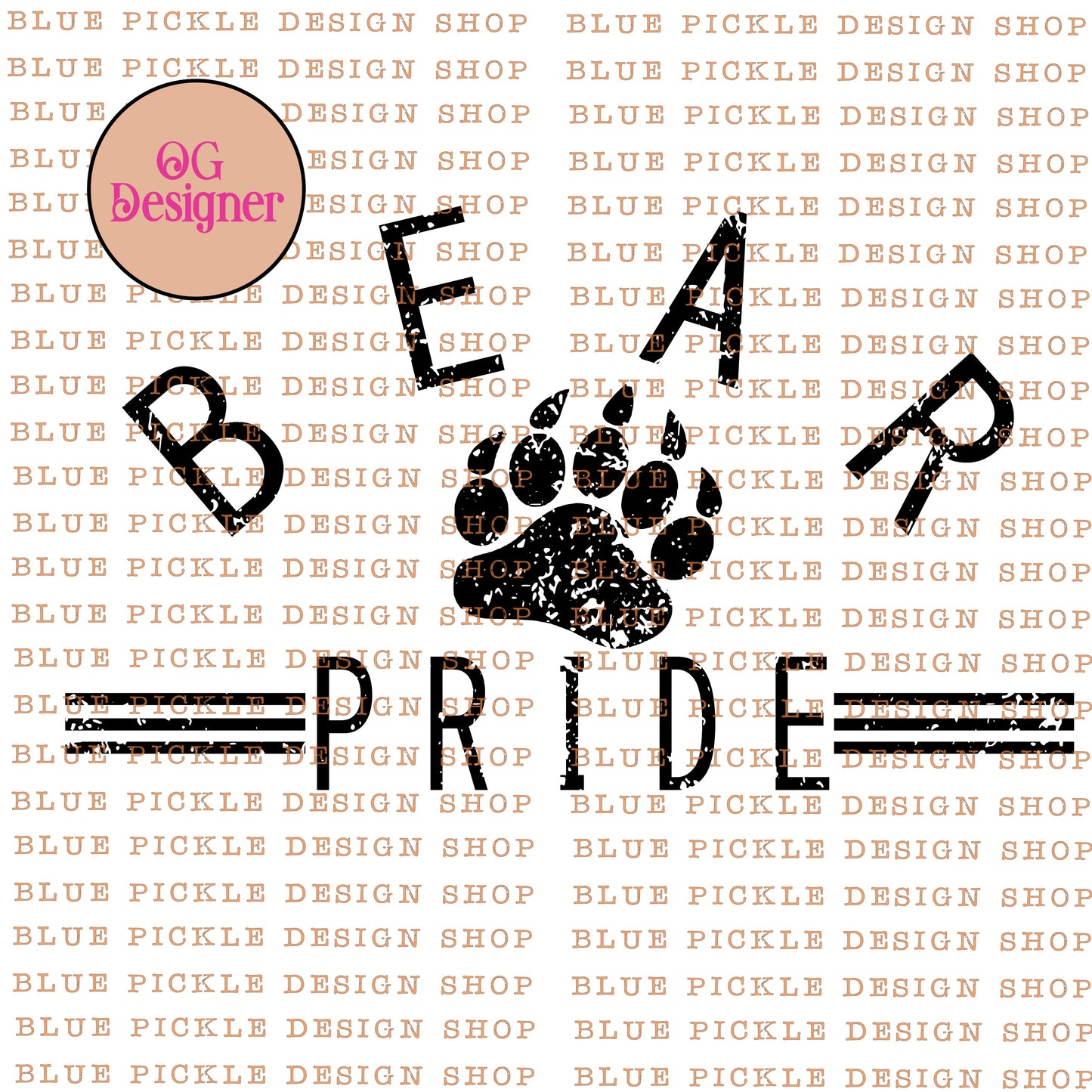 CUSTOM Mascot Pride - DIGITAL DESIGN