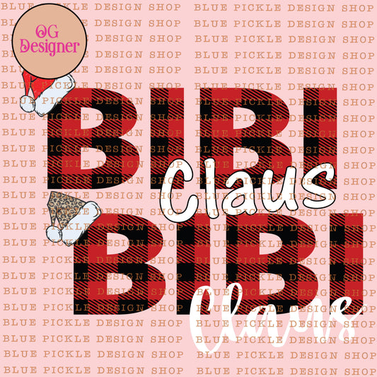 Bibi Claus - DIGITAL DESIGN- INSTANT DOWNLOAD