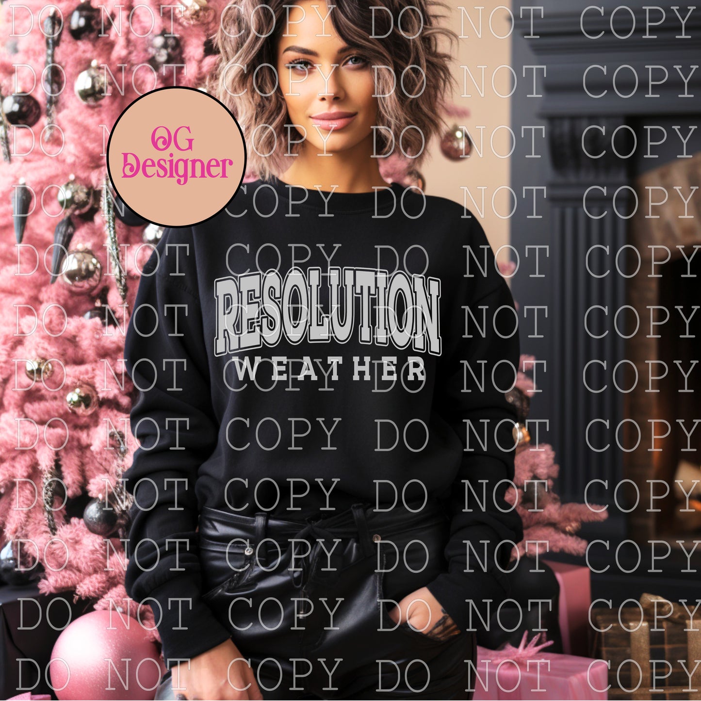 Resolution Weather New Years Eve  - DIGITAL DESIGN- INSTANT DOWNLOAD