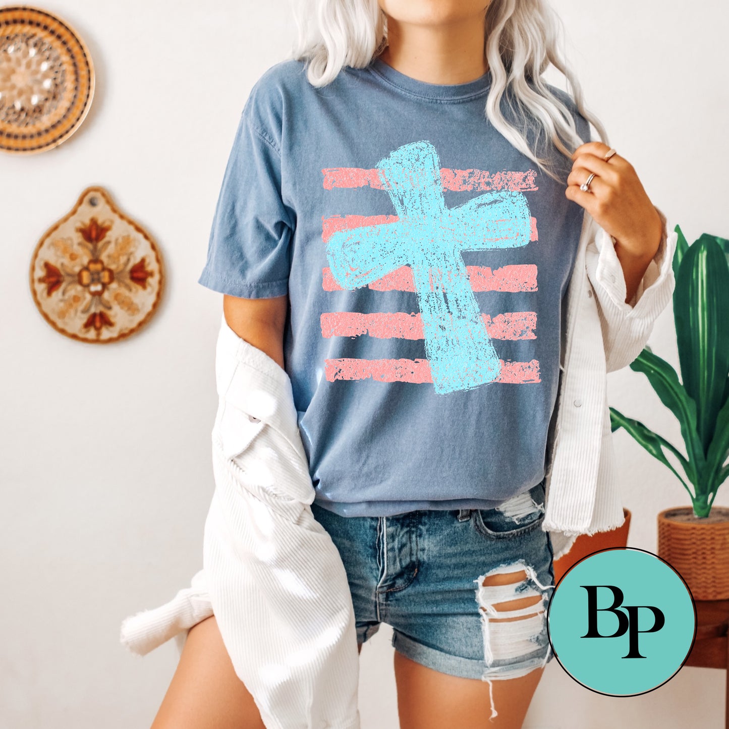 Cross & Stripes tee