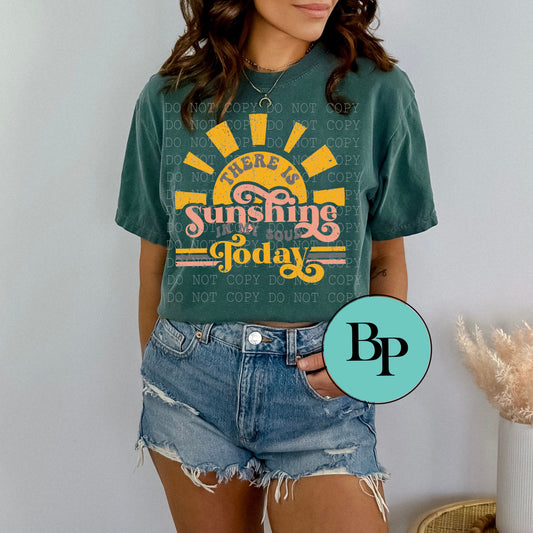 There is sunshine in my soul today