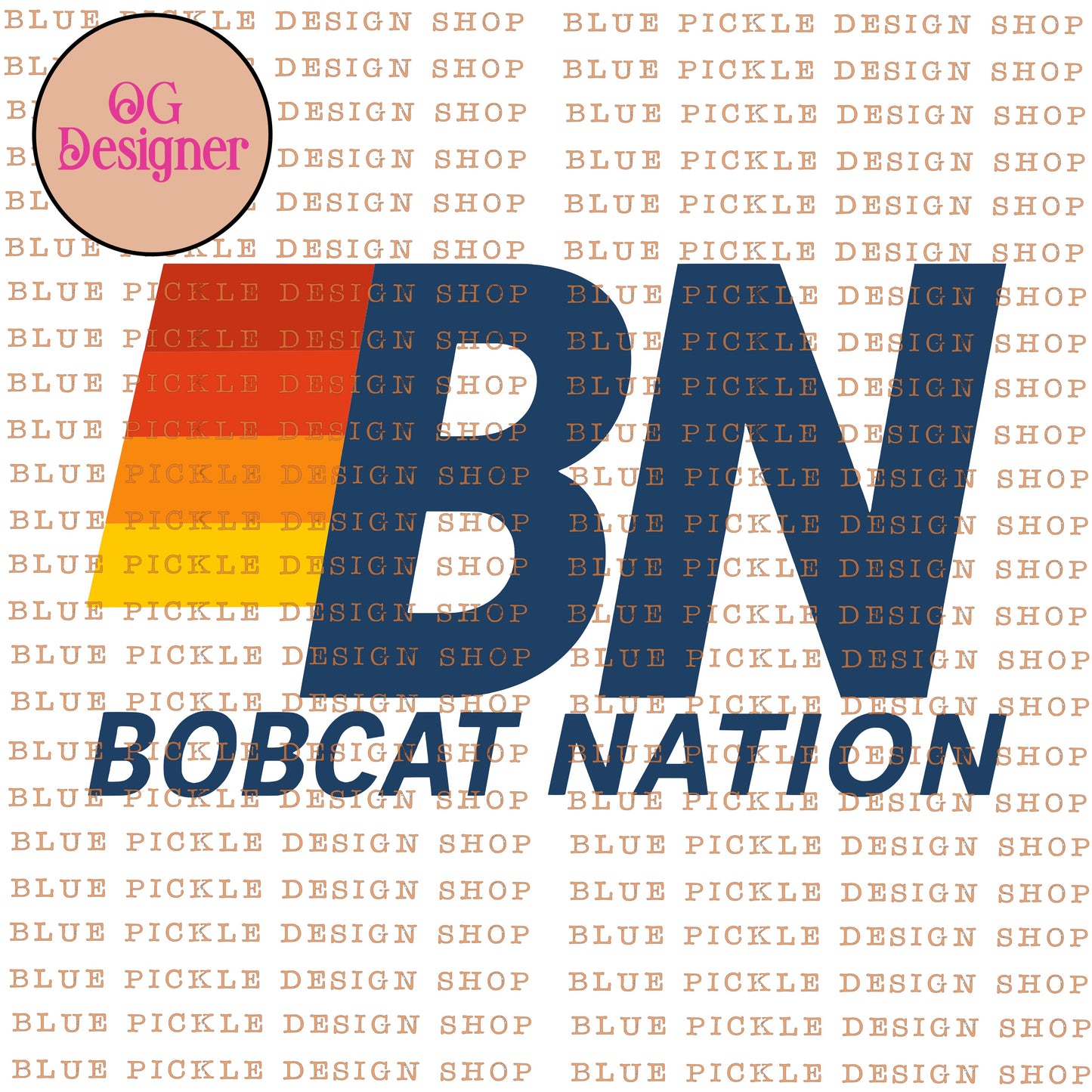 CUSTOM Mascot Nation Cali Stripes Design - DIGITAL DESIGN