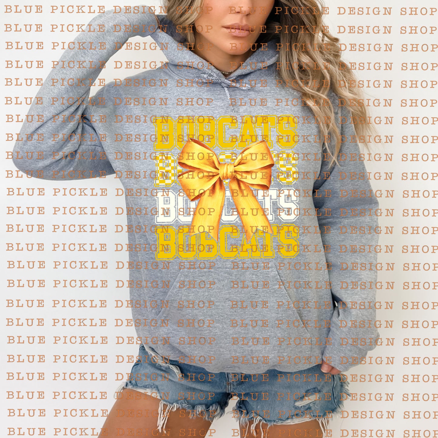 Bobcats - Yellow/Gold- DIGITAL DESIGN
