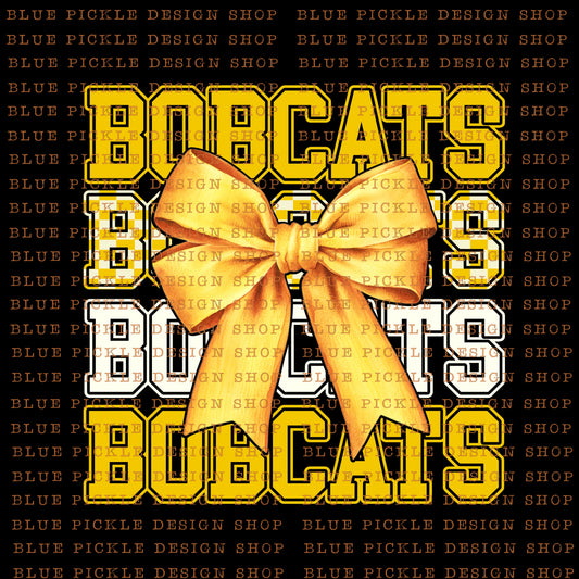 Bobcats - Yellow/Gold- DIGITAL DESIGN