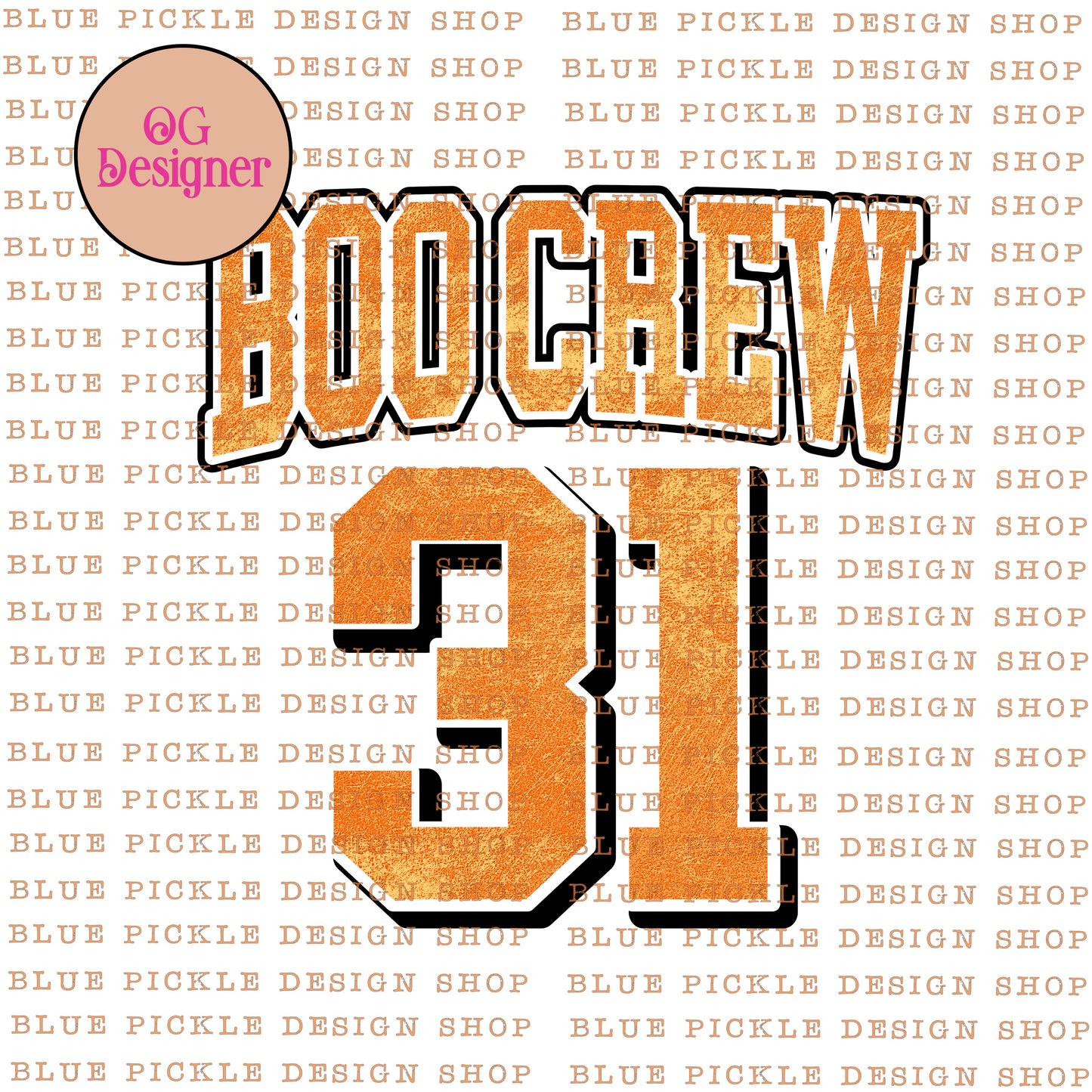 Boo Crew 31 - DIGITAL DESIGN- INSTANT DOWNLOAD