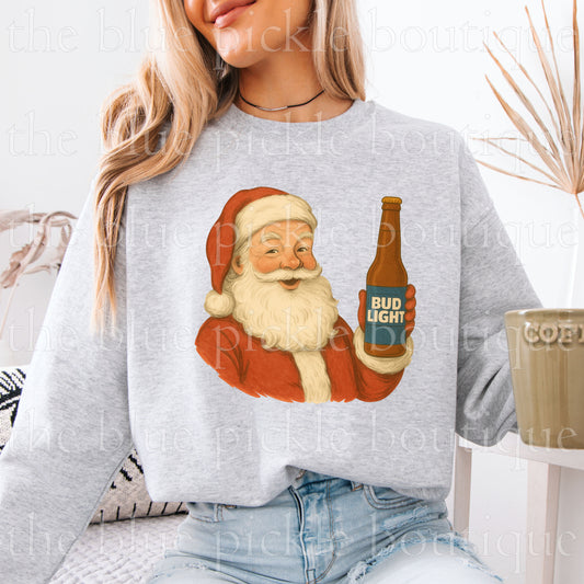 Beer Drinking Santa