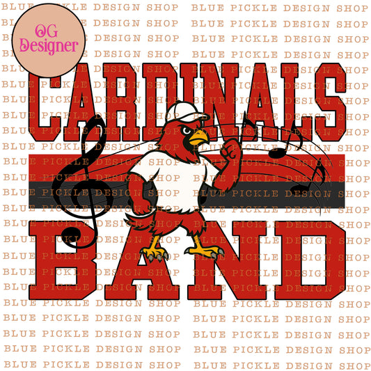 CUSTOM Band (or other sport/extracurriculars) Mascot - DIGITAL DESIGN