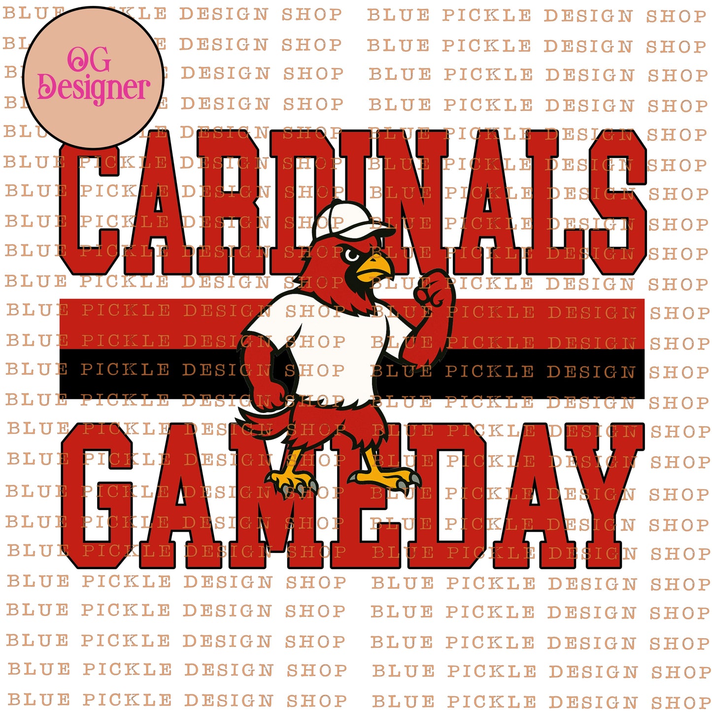 CUSTOM Gameday Mascot - DIGITAL DESIGN