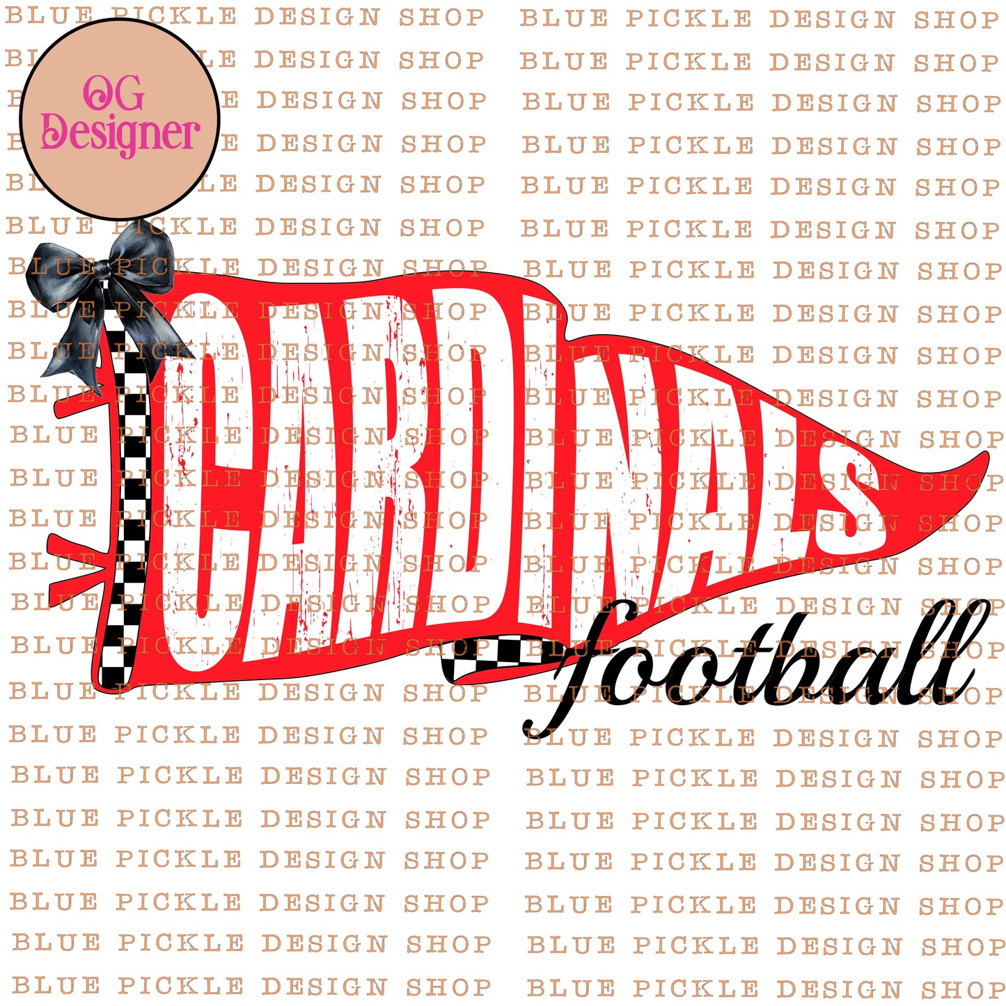 CUSTOM Pennant Mascot - DIGITAL DESIGN
