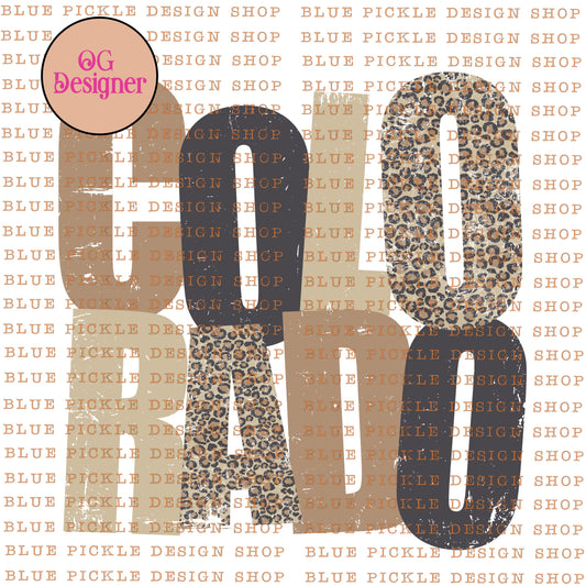 Colorado Distressed Leopard Neutrals - DIGITAL DESIGN