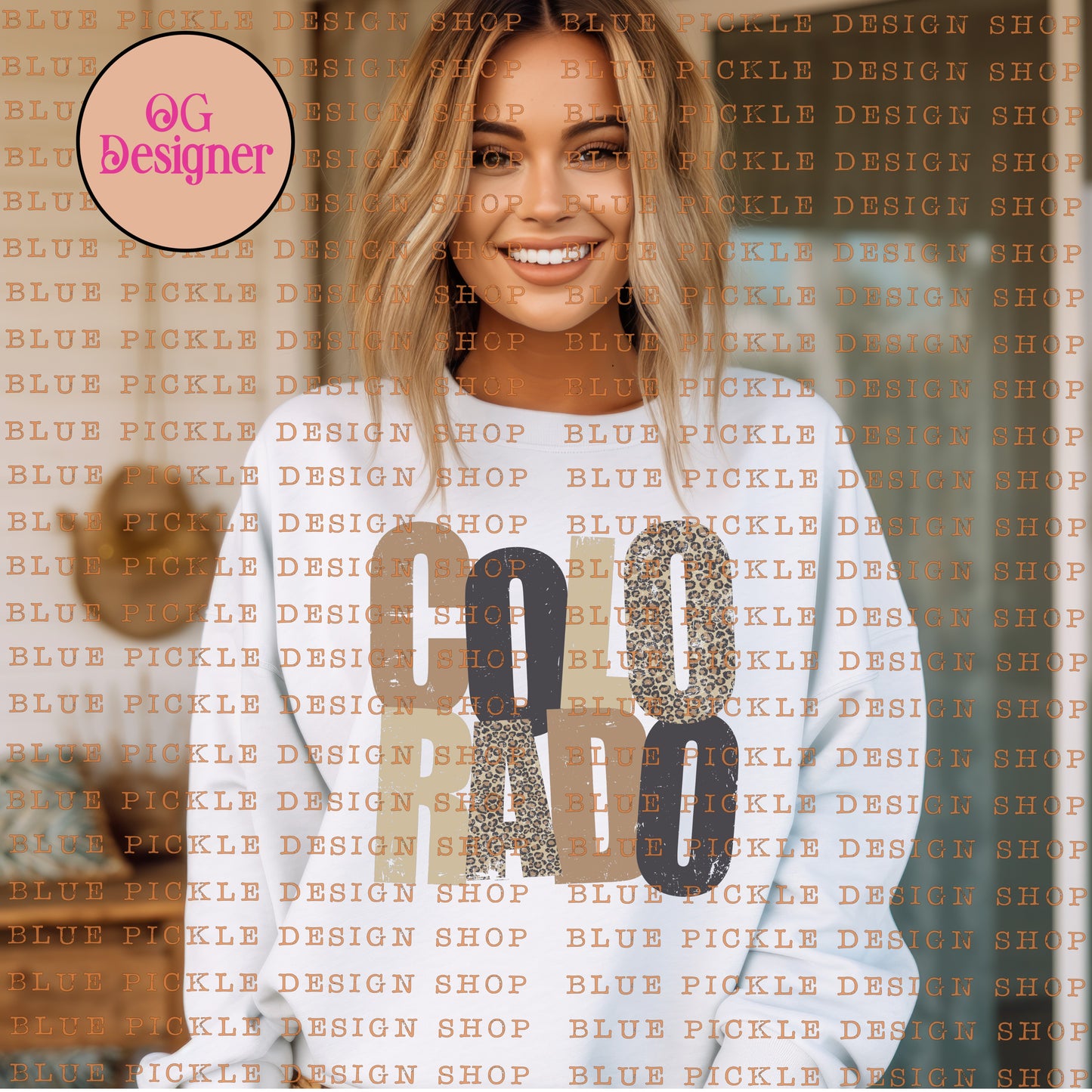 Colorado Distressed Leopard Neutrals - DIGITAL DESIGN