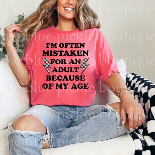 I'm Often Mistaken For An Adult Because Of My Age