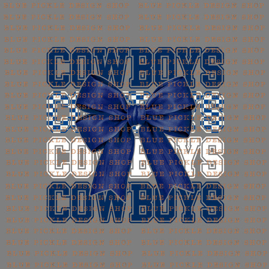 Cowboys Navy - DIGITAL DESIGN