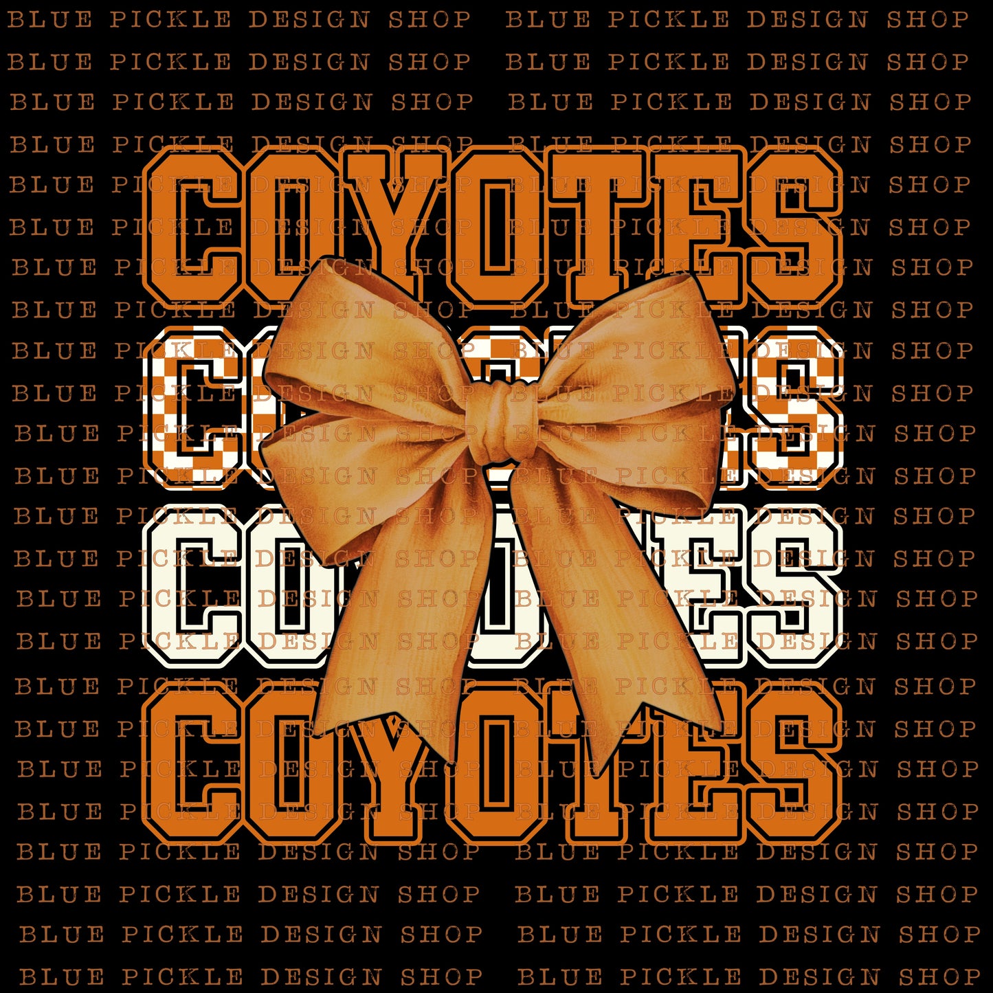 CUSTOM BOW MASCOT - DIGITAL DESIGN - ** 1 COLOR with White **