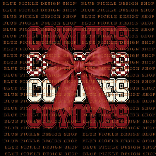 Coyotes - Maroon - DIGITAL DESIGN