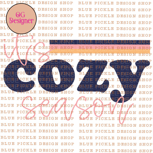 It's Cozy Season - DIGITAL DESIGN- INSTANT DOWNLOAD