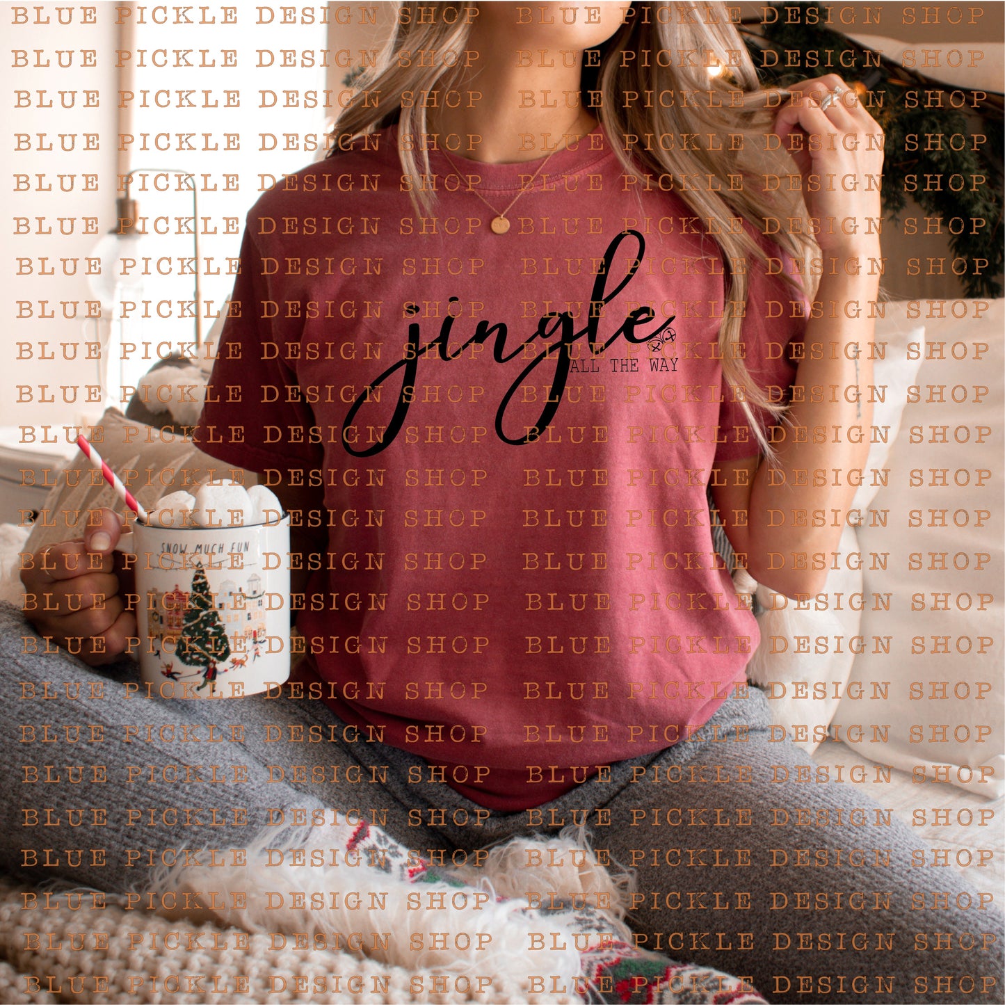 Jingle All The Way - DIGITAL DESIGN- INSTANT DOWNLOAD