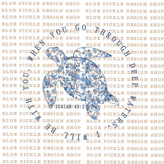 When you go through deep waters I will be with you - DIGITAL DESIGN