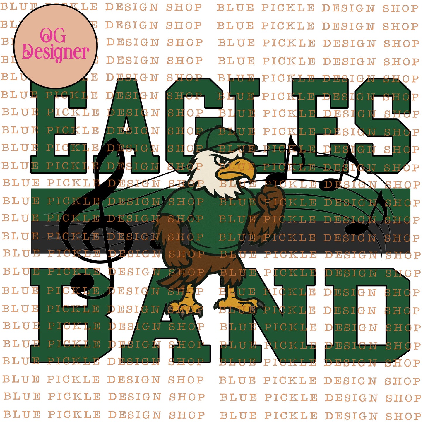 CUSTOM Band (or other sport/extracurriculars) Mascot - DIGITAL DESIGN