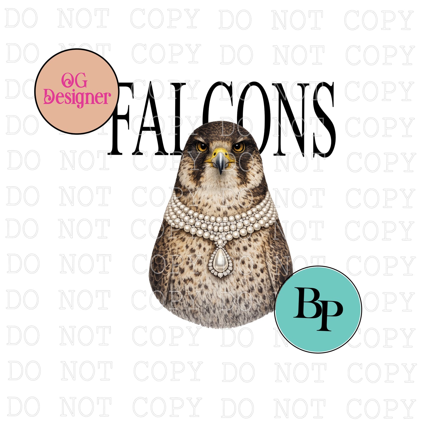 CUSTOM Mascot in Pearls & Magazine Design - DIGITAL DESIGN