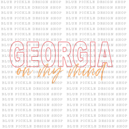 Georgia On My Mind - DIGITAL DESIGN