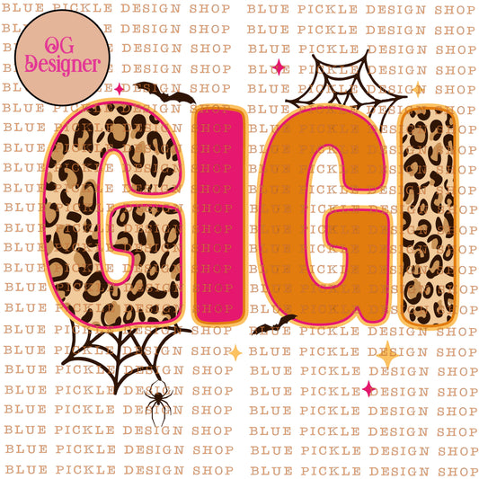 Halloween Gigi -  DIGITAL DESIGN- INSTANT DOWNLOAD