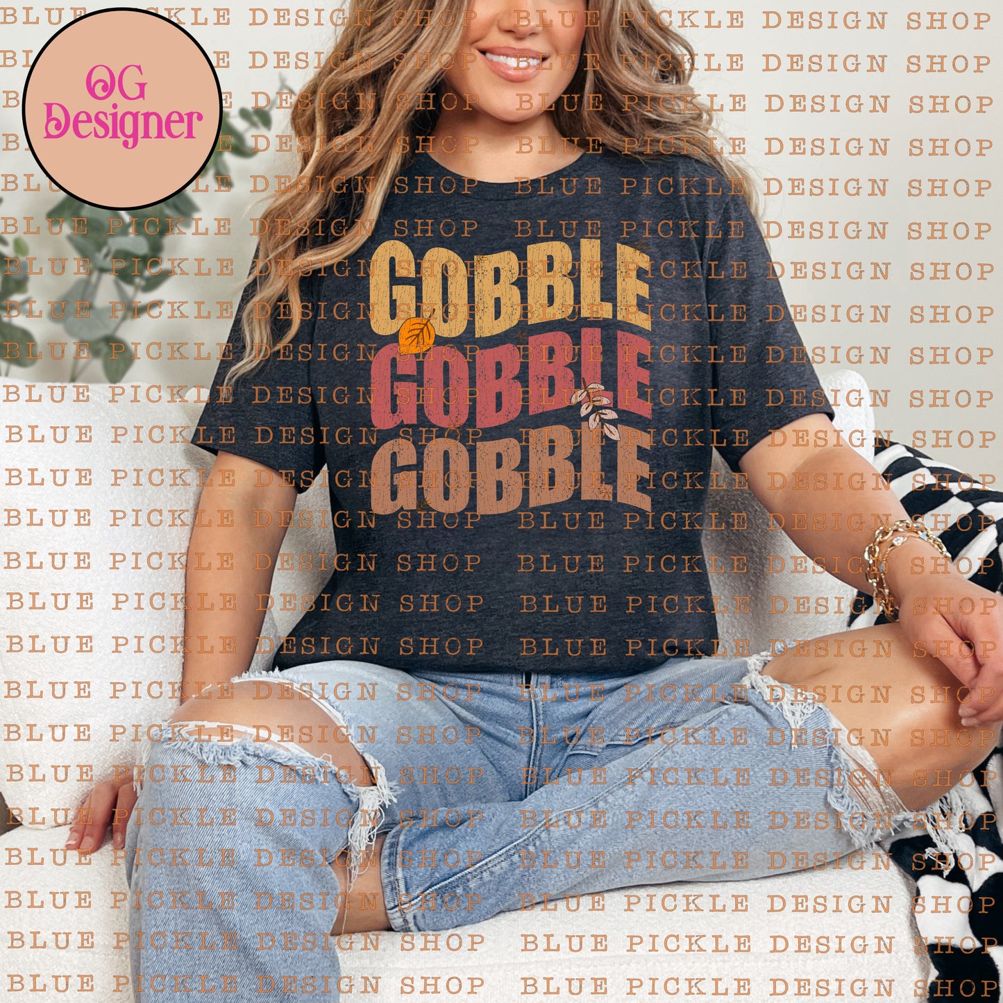Gobble Gobble Gobble - DIGITAL DESIGN- INSTANT DOWNLOAD
