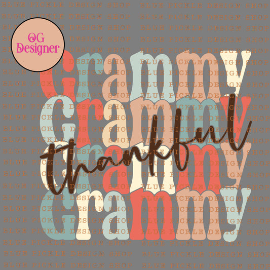Thankful Grammy - DIGITAL DESIGN