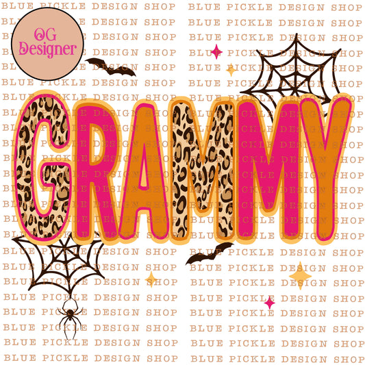 Halloween Grammy -  DIGITAL DESIGN- INSTANT DOWNLOAD